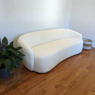 Amadora 90'' Chenille Upholstered Curved Sofa & Reviews Amadora 90'' Chenille Upholstered Curved Sofa & Reviews